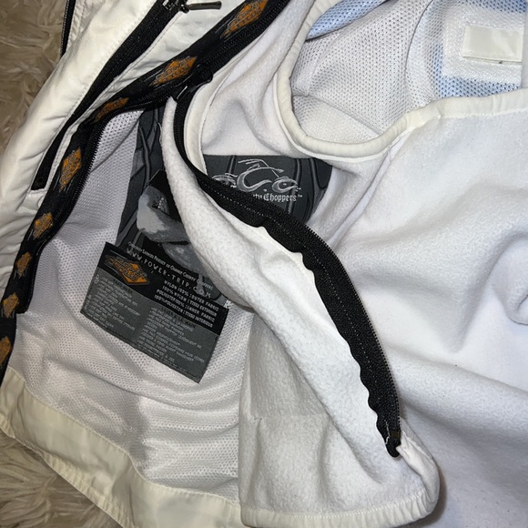 ORANGE COUNTY CHOPPERS MOTORCYCLE RACING JACKET WHITE RED BLACK sz.m - Picture 4 of 9
